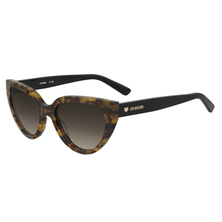 Lunettes de soleil Moschino Love MOL095/S Havana / verres Brown Shaded (086-HA)