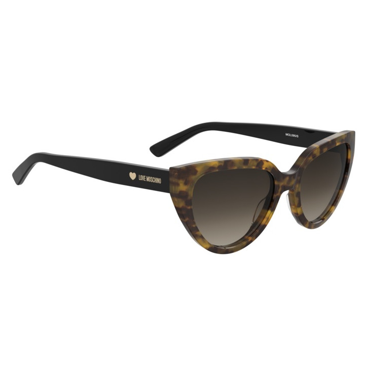 Lunettes de soleil Moschino Love MOL095/S Havana / verres Brown Shaded (086-HA)