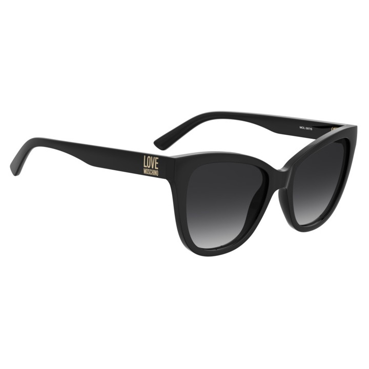 Lunettes de soleil Moschino Love MOL097/S Black / verres Dark Grey Shaded (807-9O)