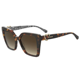 Lunettes de soleil Moschino Love MOL067/S Havana / verres Brown Shaded (086-HA)