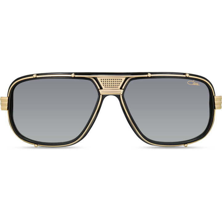 Cazal 665 001 noir-or - vue de face