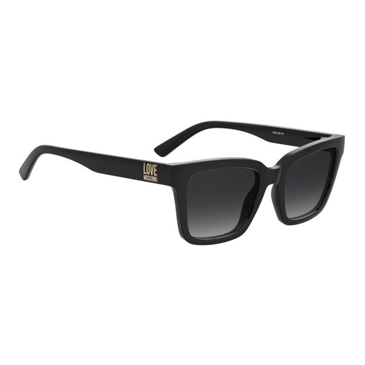 Lunettes de soleil Moschino Love MOL091/S Black / verres Dark Grey Shaded (807-9O)