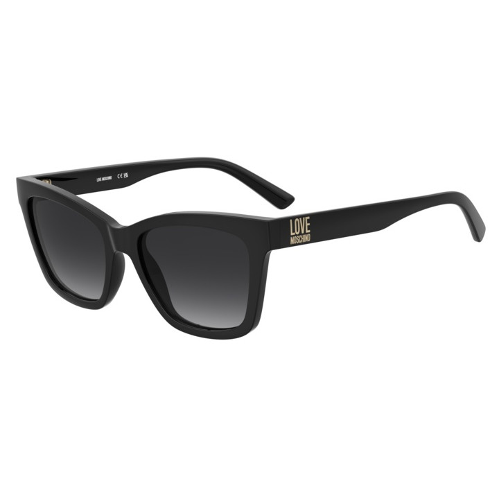 Lunettes de soleil Moschino Love MOL096/S Black / verres Dark Grey Shaded (807-9O)