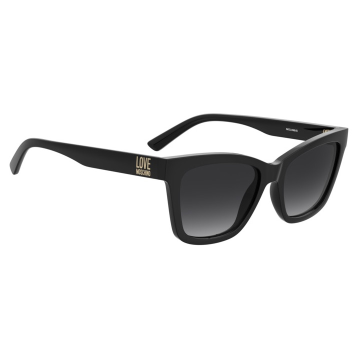 Lunettes de soleil Moschino Love MOL096/S Black / verres Dark Grey Shaded (807-9O)