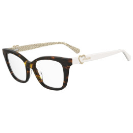 Lunettes de vue Moschino Love MOL621 Havana Pattern White (9VO)