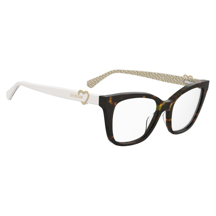 Lunettes de vue Moschino Love MOL621 Havana Pattern White (9VO)