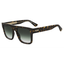 Lunettes de soleil Moschino MOS201/S Havana / verres Green Shaded (086-9K)