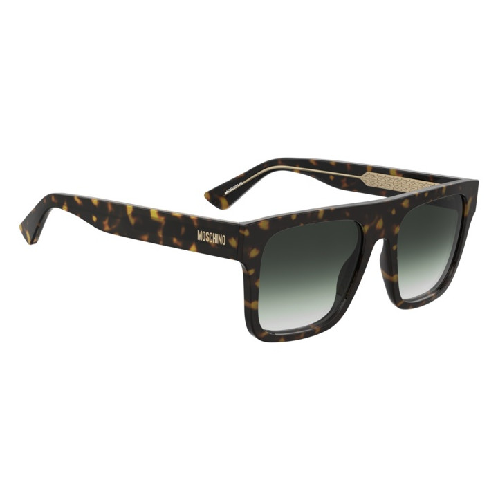 Lunettes de soleil Moschino MOS201/S Havana / verres Green Shaded (086-9K)