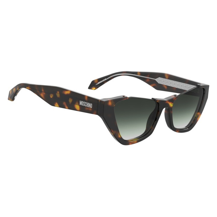 Lunettes de soleil Moschino MOS197/S Havana / verres Green Shaded (086-9K)