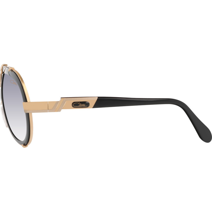 Cazal 642/3 001 noir-or - vue de profil