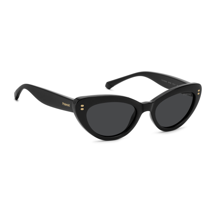 Lunettes de soleil Polaroid Kids PLD 8068/S Black / verres Grey Polarized (807-M9)