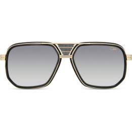 Cazal 666 001 noir-or - vue de face
