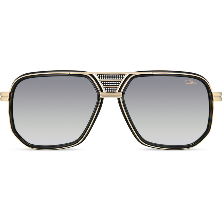 Cazal 666 001 noir-or - vue de face