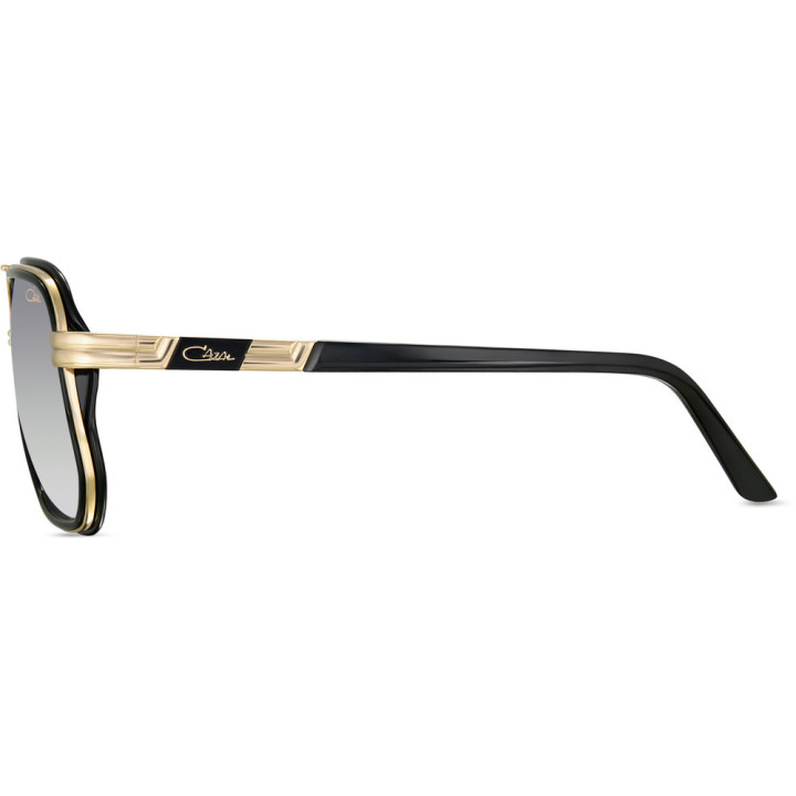 Cazal 666 001 noir-or - vue de profil