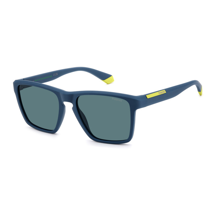 Lunettes de soleil Polaroid PLD 2167/S Matte Blue Yellow / verres Blue Polarized (2FN-C3)
