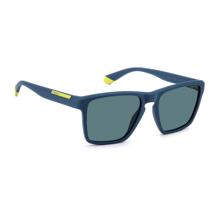 Lunettes de soleil Polaroid PLD 2167/S Matte Blue Yellow / verres Blue Polarized (2FN-C3)