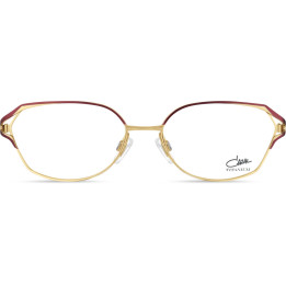 Cazal 1298 001 bordeaux-or - vue de face