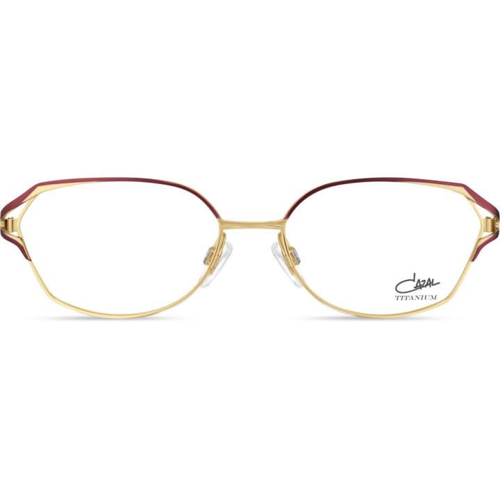 Cazal 1298 001 bordeaux-or - vue de face