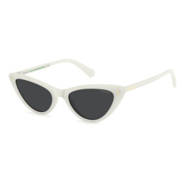 Lunettes de soleil Polaroid PLD 6246/S White / verres Grey Polarized (VK6-M9)