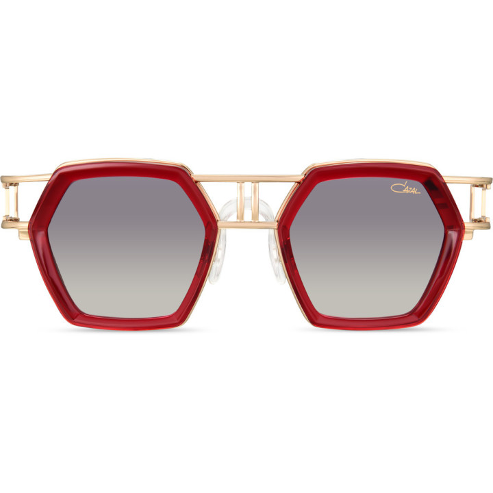 Cazal 677 002 rouge-or - vue de face