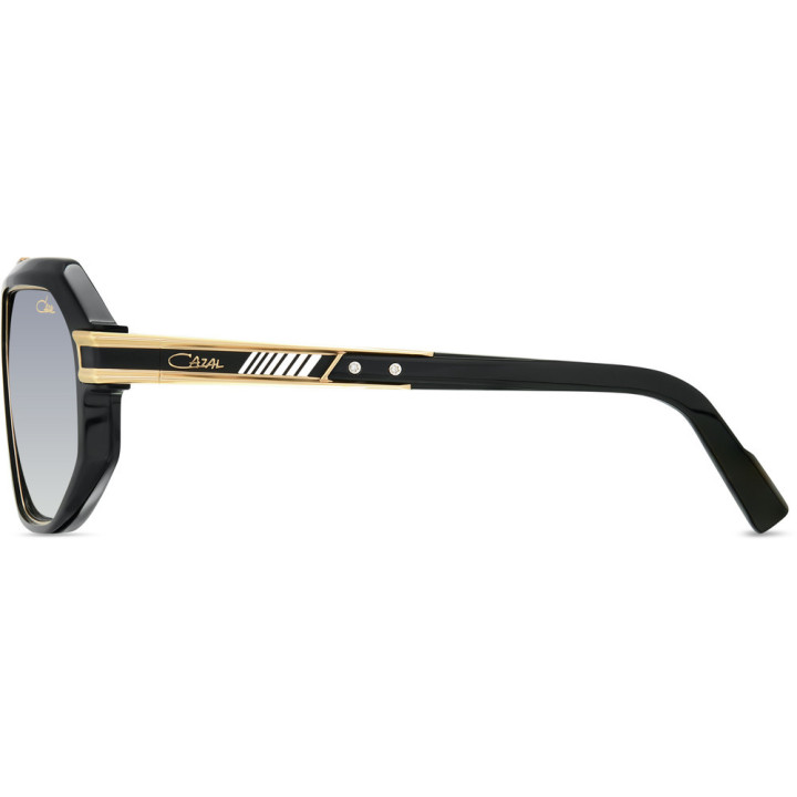 Cazal 684 001 noir-or - vue de profil
