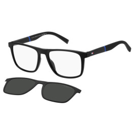 Lunettes de vue avec clip solaire Tommy Hilfiger TH 1903/CS Black / verres Grey Polarized (807-M9)