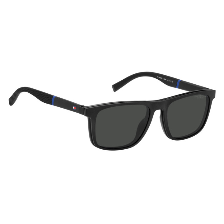Lunettes de vue avec clip solaire Tommy Hilfiger TH 1903/CS Black / verres Grey Polarized (807-M9)