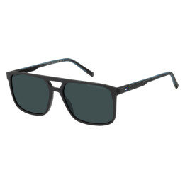 Lunettes de soleil Tommy Hilfiger TH 2280/S Black Teal / verres Blue (ETJ-KU)