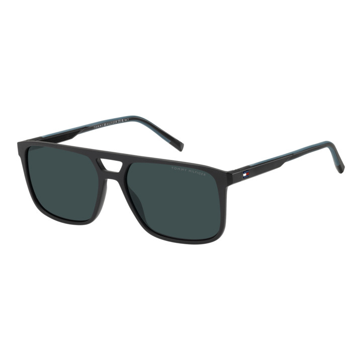 Lunettes de soleil Tommy Hilfiger TH 2280/S Black Teal / verres Blue (ETJ-KU)