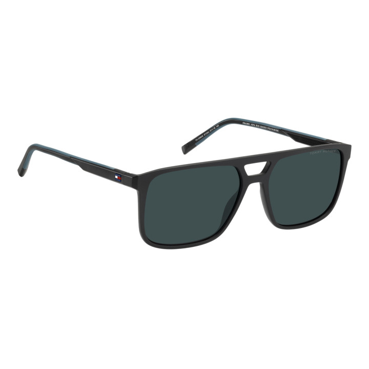 Lunettes de soleil Tommy Hilfiger TH 2280/S Black Teal / verres Blue (ETJ-KU)