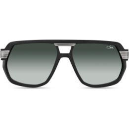 Cazal 686 002 noir-argent mat - vue de face
