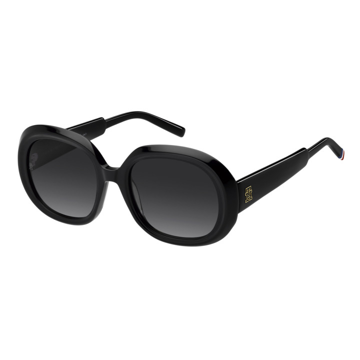 Lunettes de soleil Tommy Hilfiger TH 2284/S Black / verres Dark Grey Shaded (807-9O)