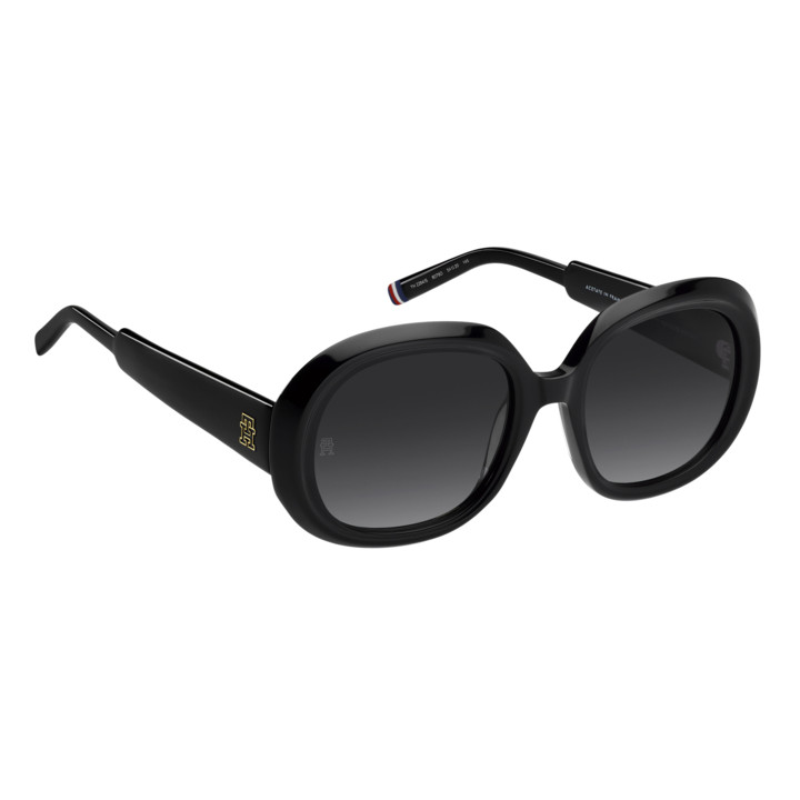 Lunettes de soleil Tommy Hilfiger TH 2284/S Black / verres Dark Grey Shaded (807-9O)