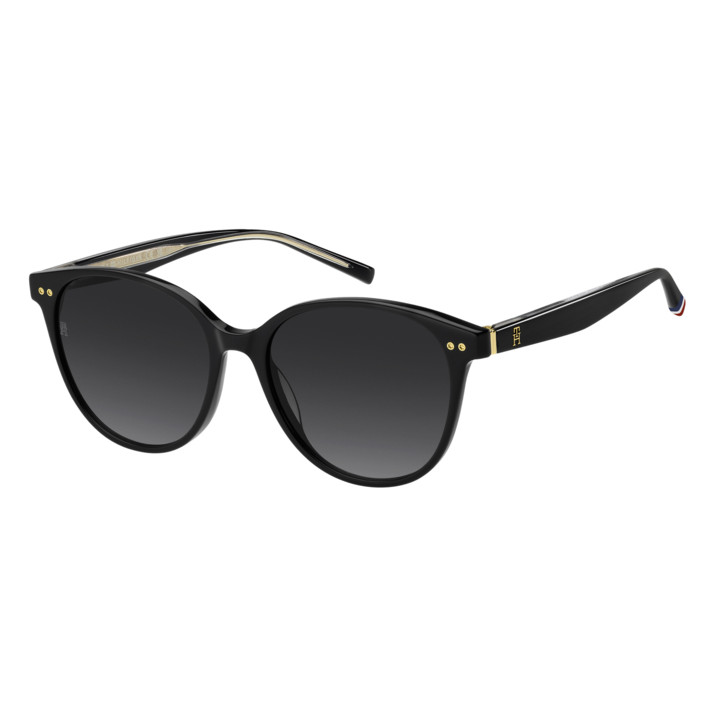Lunettes de soleil Tommy Hilfiger TH 2289/S Black / verres Dark Grey Shaded (807-9O)