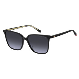 Lunettes de soleil Tommy Hilfiger TH 2292/S Black / verres Dk Blue Shaded (807-08)