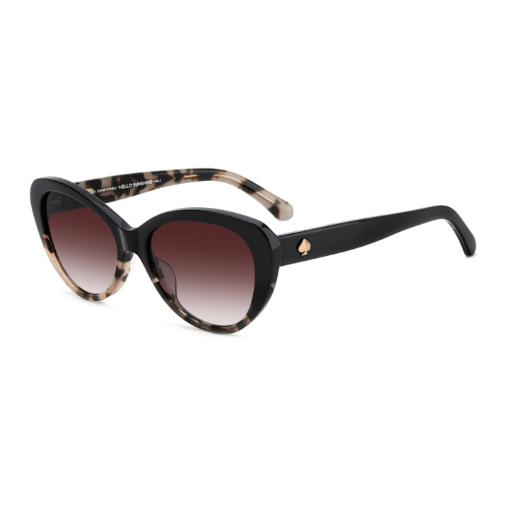 Lunettes de soleil Kate Spade KS JOSI/S Black Pink Havana / verres Pink Doubleshade (2TB-3X)