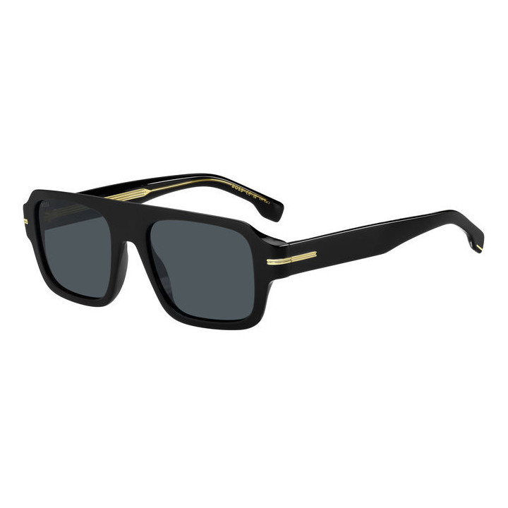 Lunettes de soleil BOSS 1595/S Black / verres Blue Avio Antireflex (807-A9)