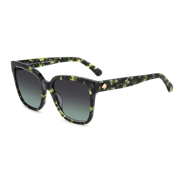 Lunettes de soleil Kate Spade KS KIYA 2/G/S Havana Green / verres Grey Green (PHW-IB)