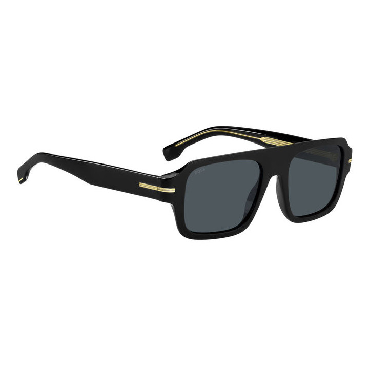 Lunettes de soleil BOSS 1595/S Black / verres Blue Avio Antireflex (807-A9)