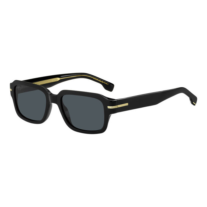 Lunettes de soleil BOSS 1596/S Black / verres Blue Avio Antireflex (807-A9)