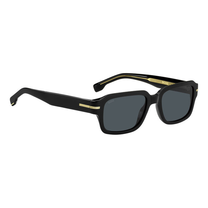 Lunettes de soleil BOSS 1596/S Black / verres Blue Avio Antireflex (807-A9)