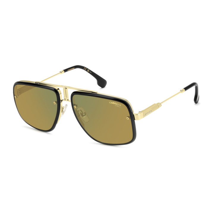 Lunettes de soleil Carrera CA GLORY II Black Yellow / verres Yellow Green Mirror (71C-MJ)