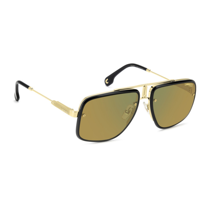 Lunettes de soleil Carrera CA GLORY II Black Yellow / verres Yellow Green Mirror (71C-MJ)