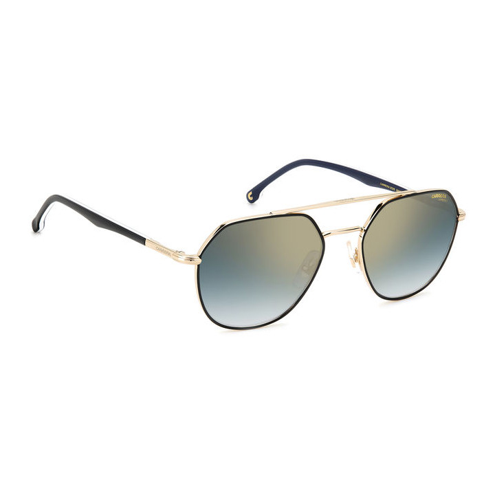 Lunettes de soleil Carrera 303/S Black Gold / verres Blue Shaded Gold Mirror (2M2-1V)