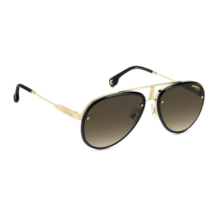 Lunettes de soleil Carrera GLORY Gold Black 2 / verres Black Brown Green Antireflex (RHL-86)
