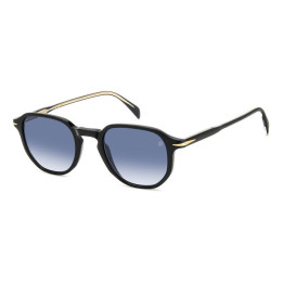 Lunettes de soleil David Beckham DB 1140/S Black / verres Dk Blue Shaded (807-08)