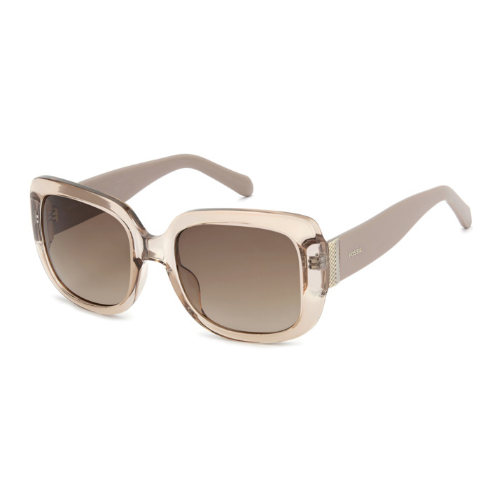 Lunettes de soleil Fossil FOS 2157/G/S Crystal Beige / verres Brown Shaded (2T3-HA)