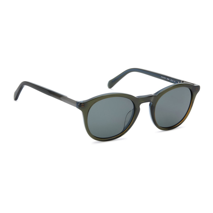 Lunettes de soleil Fossil FOS 2161/S Brown Blue / verres Green (3LG-QT)
