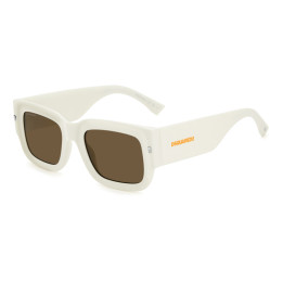 Lunettes de soleil Dsquared2 D2 0089/S/SE Ivory / verres Brown (SZJ-70)