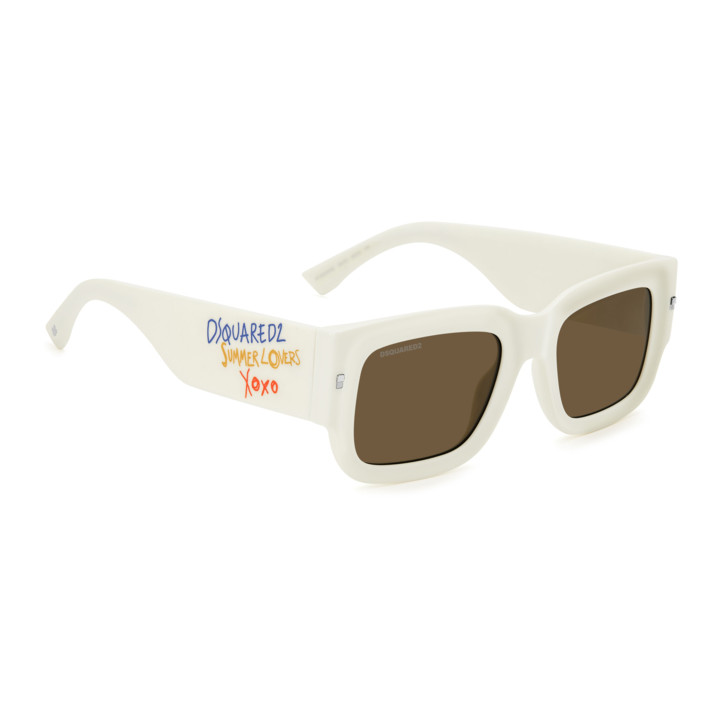 Lunettes de soleil Dsquared2 D2 0089/S/SE Ivory / verres Brown (SZJ-70)